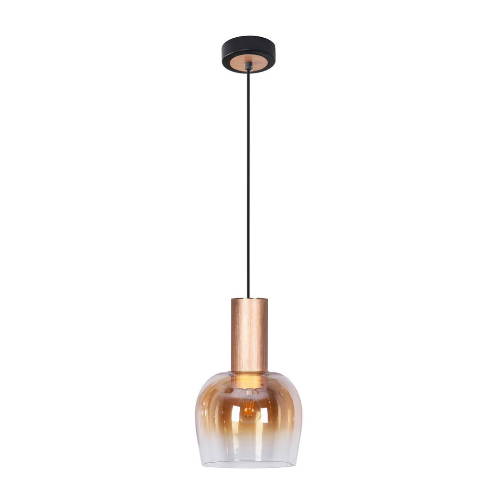 Näve Funda Hanger 150cm Messing Amber Glas