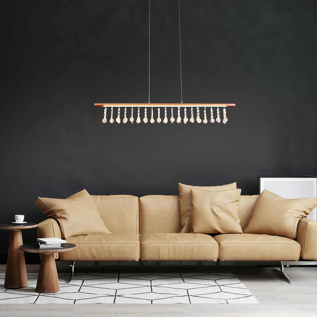 Näve Nobilis LED Hanglamp - Goud 100cm