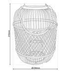 LED Decol Light "Korbinian" H: 31,5 cm