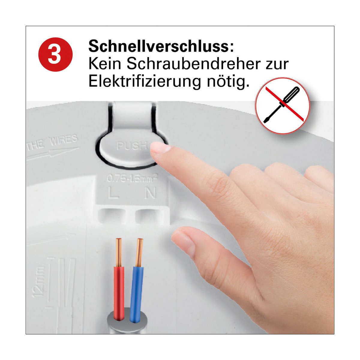 Näve Bonus LED Plafondlamp 33cm Zwart