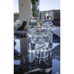 Glazen Aulica High Kandelaar 6x6x19.5cm Transparant