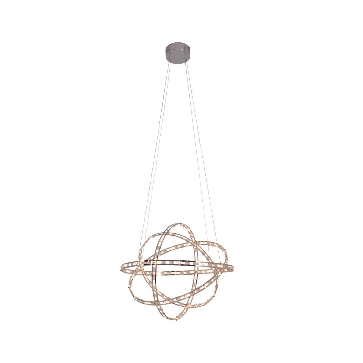 Näve Cosmos LED Hanglamp Chroom Ø60cm