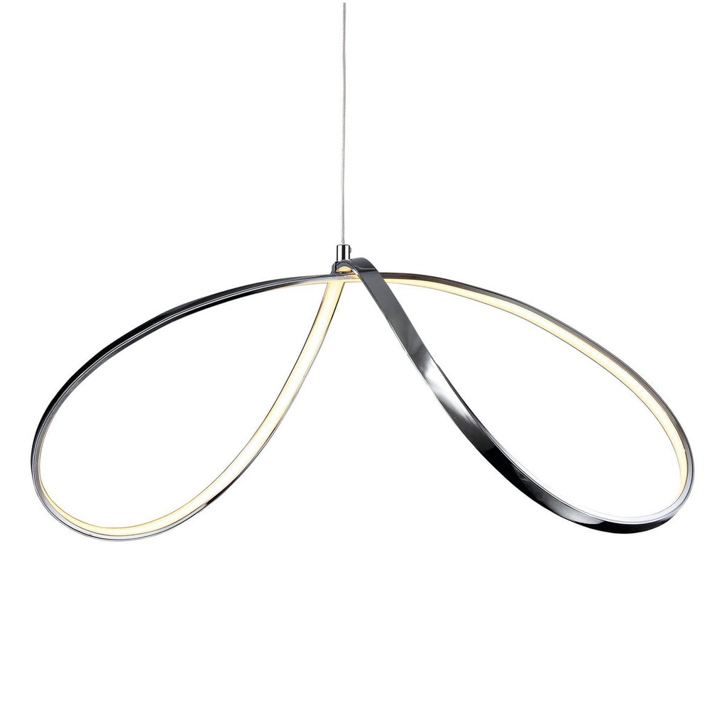 Näve Loop Line LED Hanglamp - Zwart 72cm