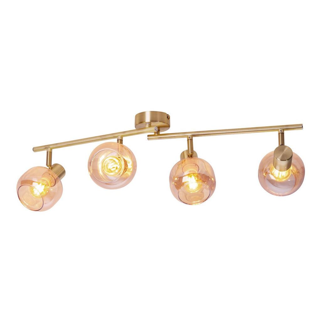 Näve Libby Plafondlamp 4-Lichts - Messing 80cm E14