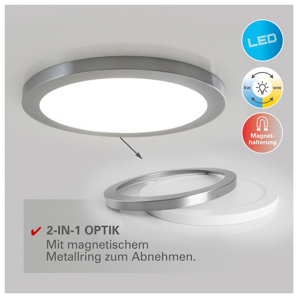Näve Bonus LED Plafondlamp 33cm Zwart