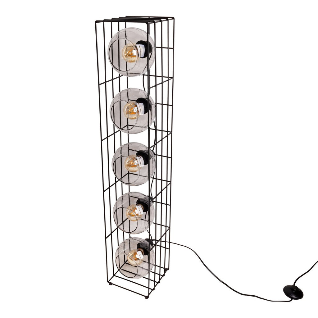 Näve Cesta Vloerlamp - Zwart Glas 95cm