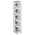 Näve Cesta Vloerlamp - Zwart Glas 95cm
