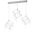Näve Araneus LED Hanglamp Chrome 80cm