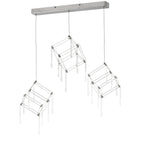 Näve Araneus LED Hanglamp Chrome 80cm