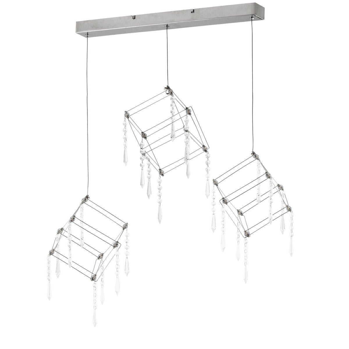 Näve Araneus LED Hanglamp Chrome 80cm