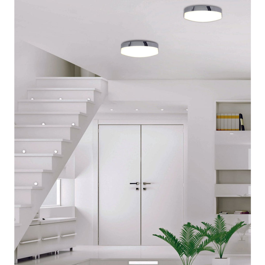 LED Plafondlamp Paris 29cm Dimbaar Zwart