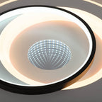 LED Plafondlamp 3D Näve Leuchten, Ø49cm Dimbaar