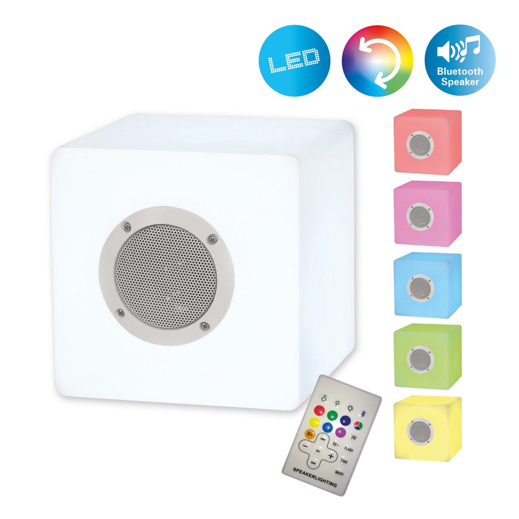 Näve Cube Bluetooth Speaker - LED 20cm
