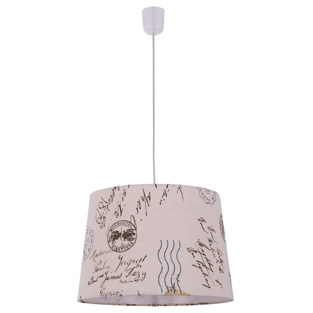 Näve Textiel Hanglamp Print Bruin Ø40cm