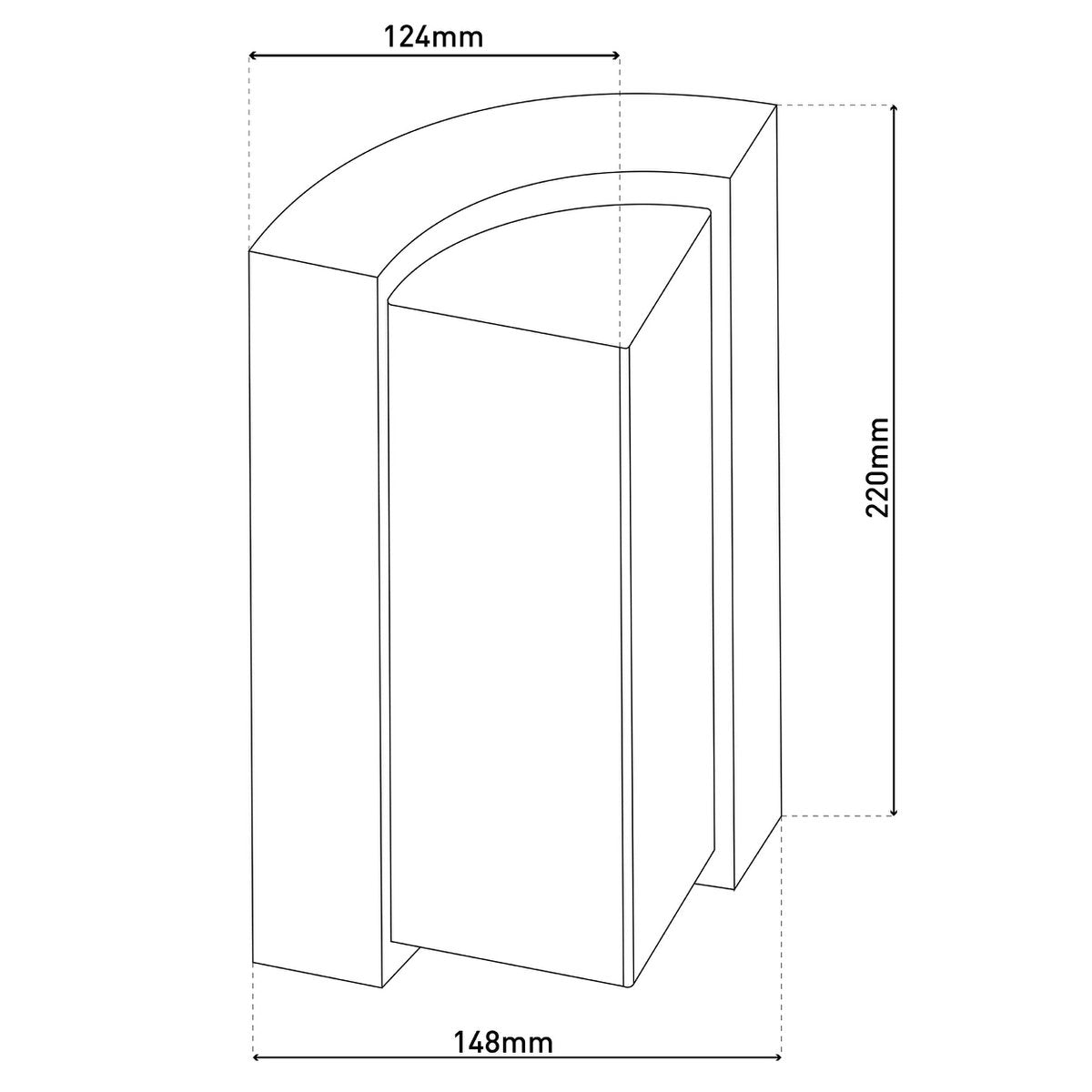 RICO Wandlamp Buiten - Antraciet 14,8cm