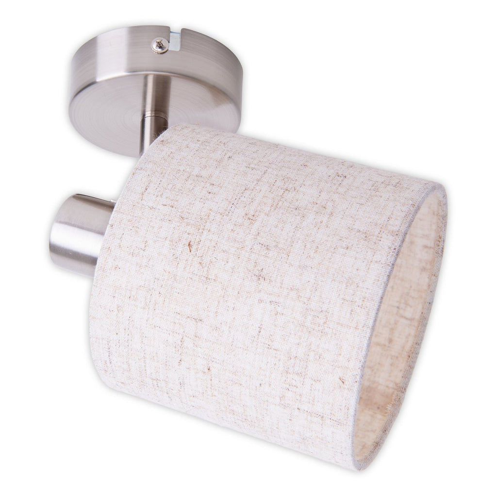 Näve Maron Wandlamp - Nikkel Mat 17x12cm