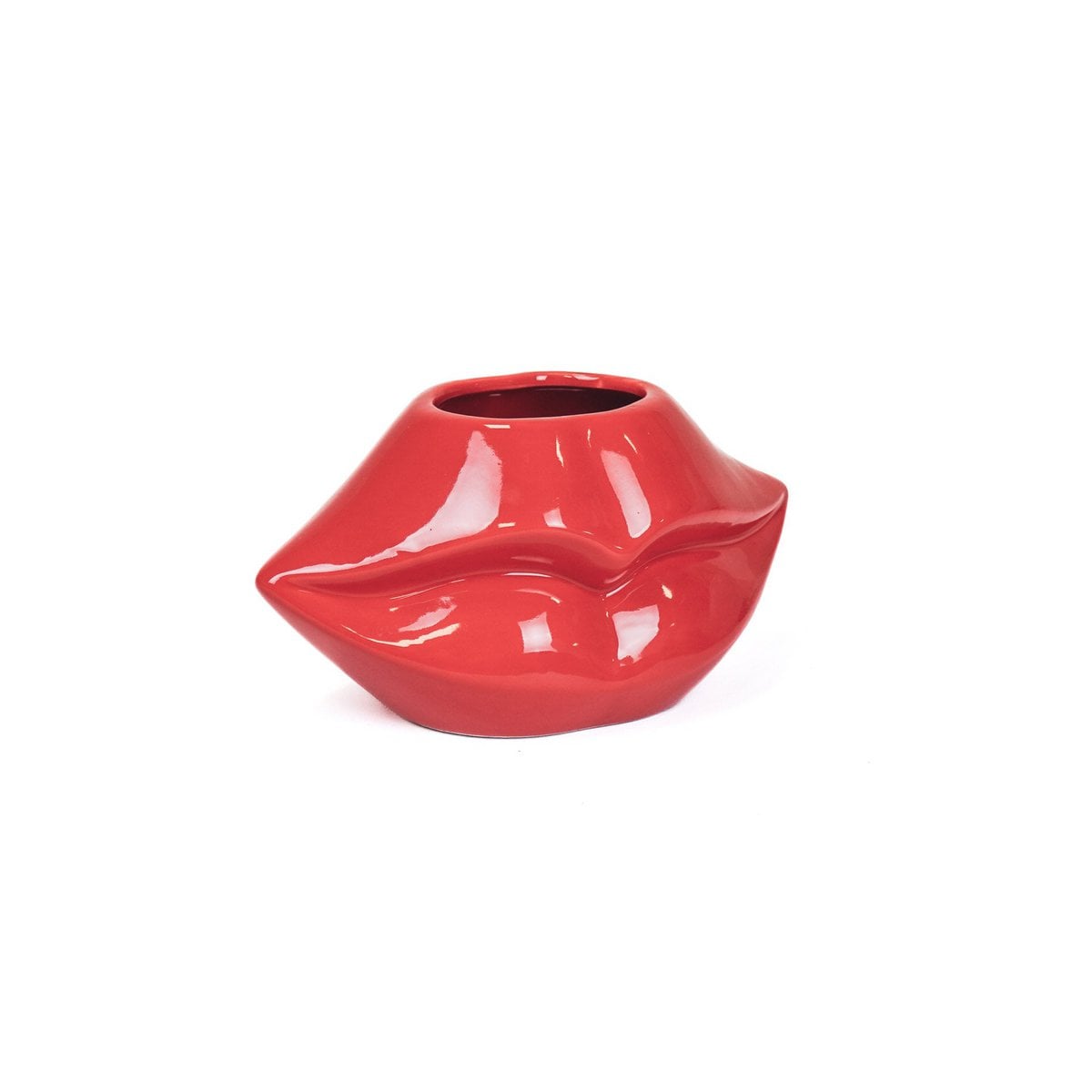 Keramische Pot - Rood - 21x19x11cm