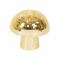 Disco-glitter paddenstoel - Keramiek - Goud - 14x14x14cm