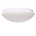 LED -plafondlamp gemaakt van metaal en glas in het wit, met stevig ingebouwde LED's Ø ca. 29 cm.