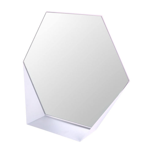 Gorillz Hive Wandspiegel Wit - Hexagon Industriële Design