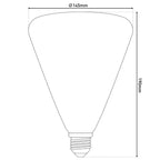 Näve Dilly LED Lamp E27 4W Rood