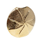 Gouden spiraalvormige vaas - keramiek 28,5x6,5x26cm
