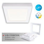 Näve Complex LED Plafondlamp 22,7cm Beige