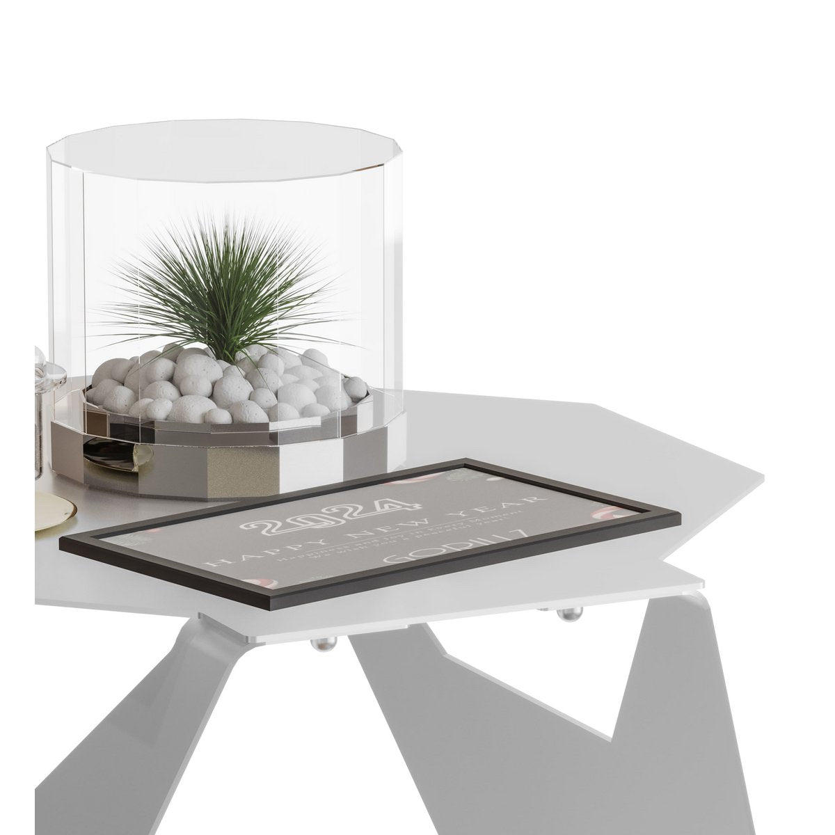 Gorillz Hive Koffietafel Wit 54x54cm