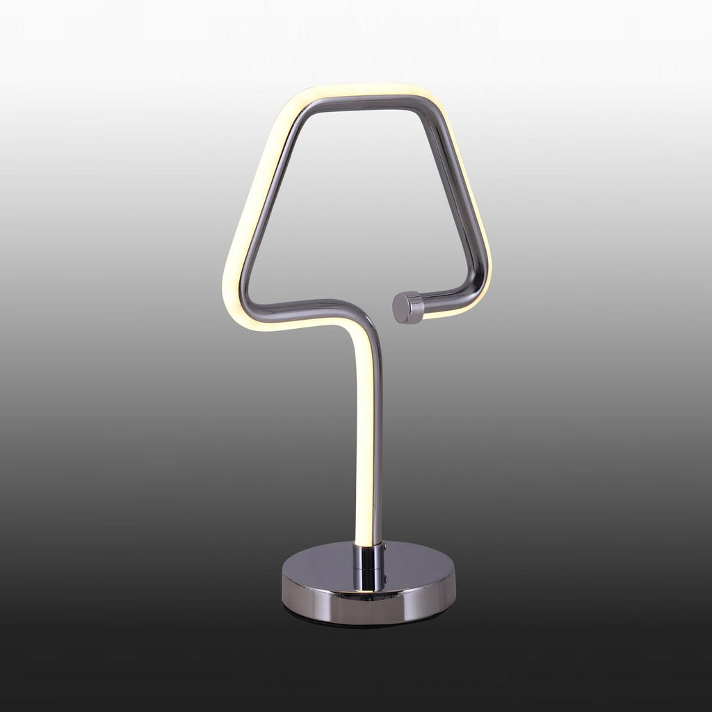 LED Tafellamp Loop Line 30cm Chroom Näve