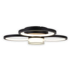 CIMO LED Plafondlamp - Zwart 43.6cm 3100lm