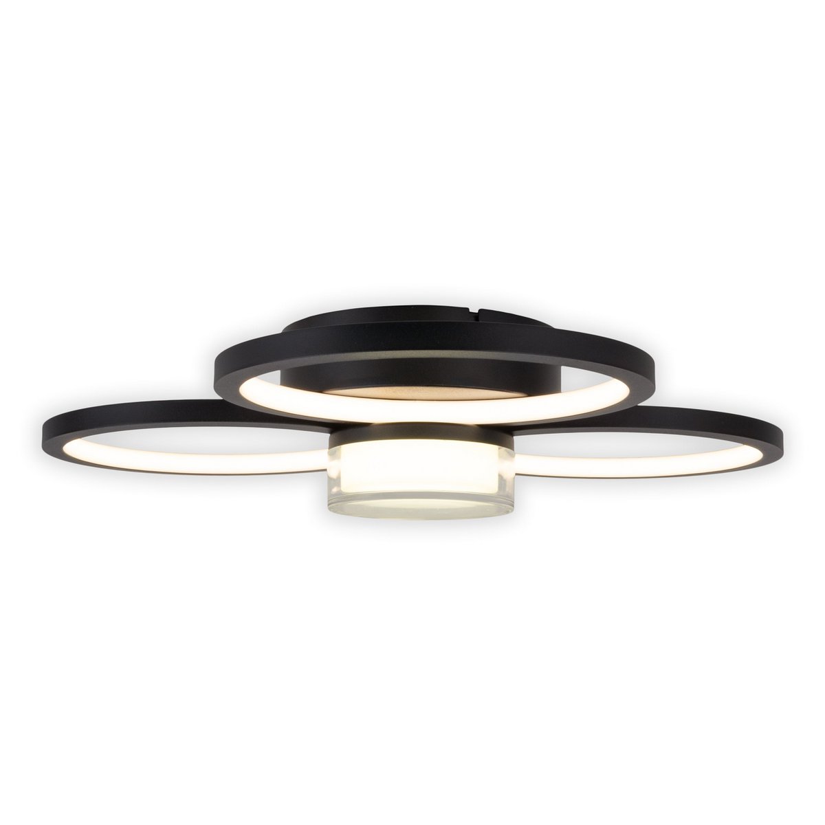 CIMO LED Plafondlamp - Zwart 43.6cm 3100lm
