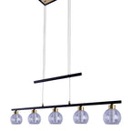 Näve Hanglamp - Zwart Glas 90cm LED