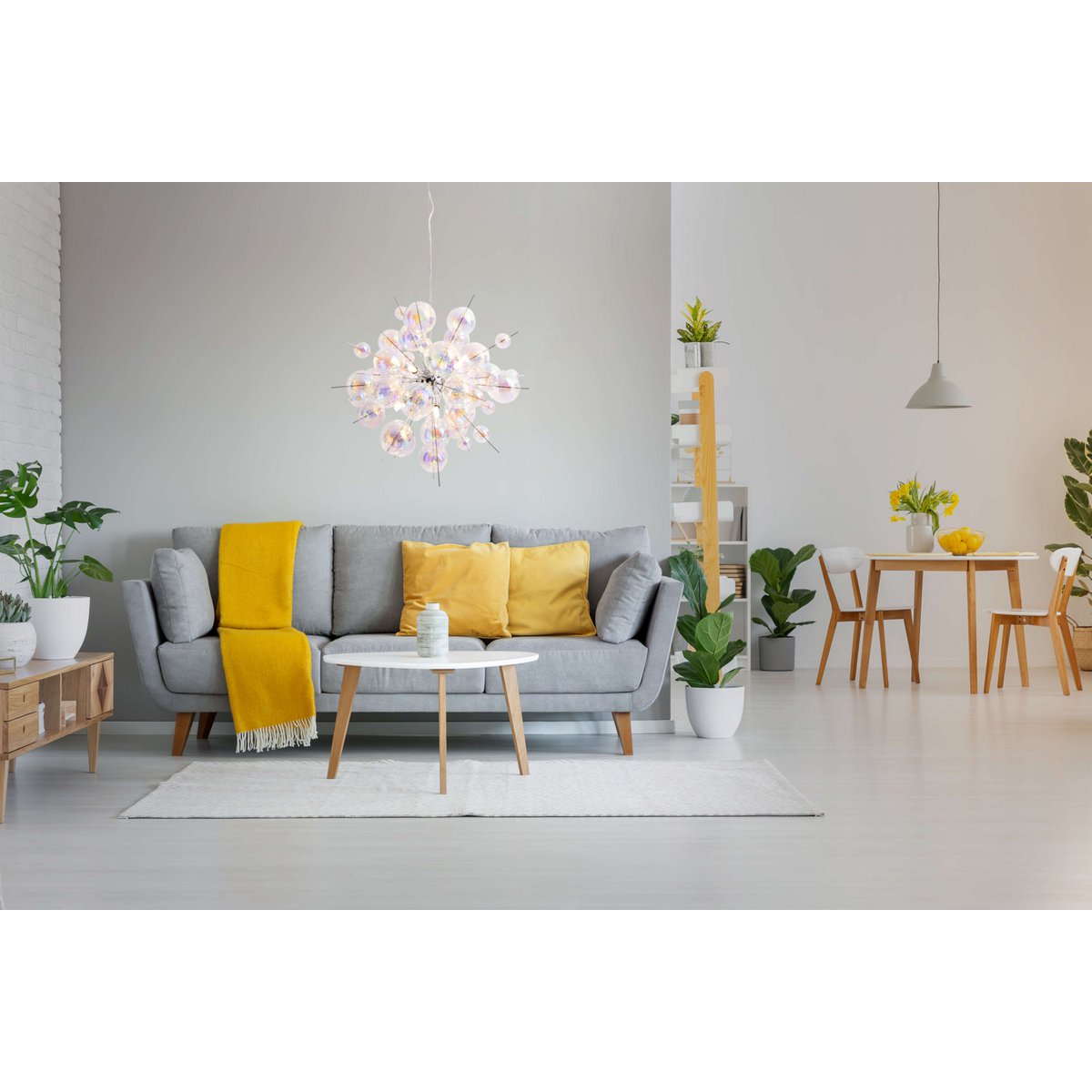 Näve Explosie Hanglamp - Iris Glas 65cm