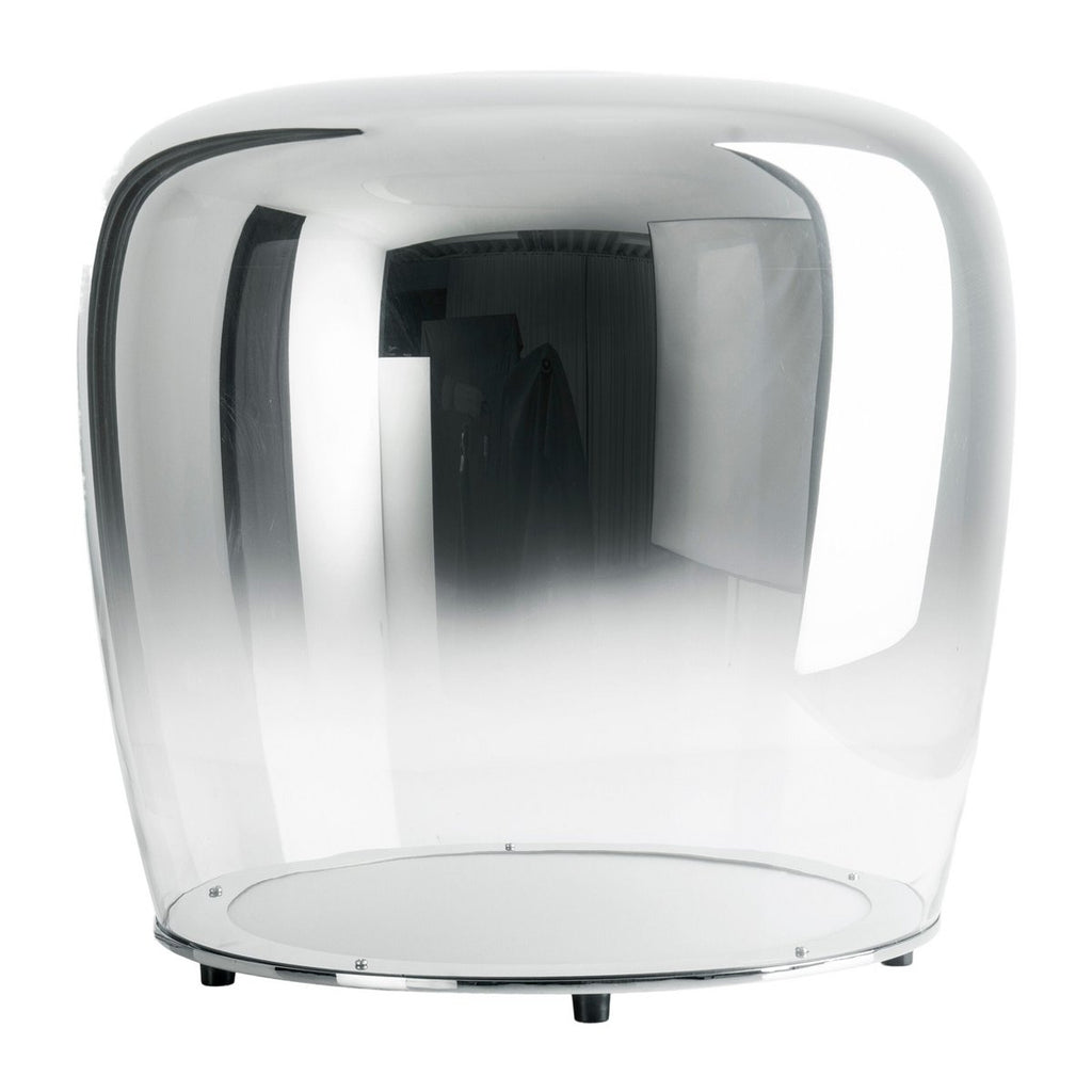 Näve LED Tafellamp Smoky - Wit Ø 43cm Metaal & Glas