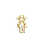 Legende Aap Beeldje - Polyresin - Goud - 20,5x13,5x35cm HouseVitamin