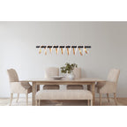 Näve Belleza LED-Hanglamp 100cm Zwart Dimbaar