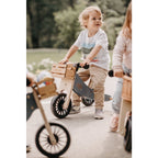 Kinderfeets Tiny Tot Plus 2-in-1 houten loopfiets - Slate Blue