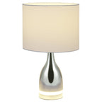Cosima LED Tafellamp Chroom Wit 43,5cm