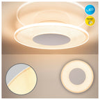 LED plafondlamp Modesto 29cm Beige