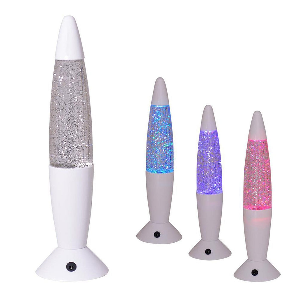 LED-tafellamp Glitter - Zilver 36cm