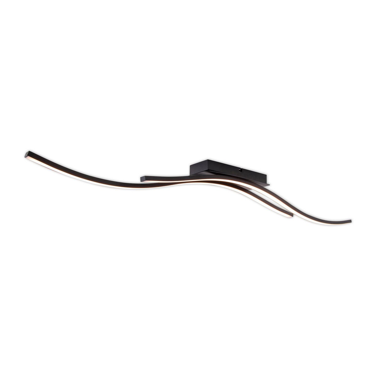 Näve Onda LED Plafondlamp 96cm Zwart