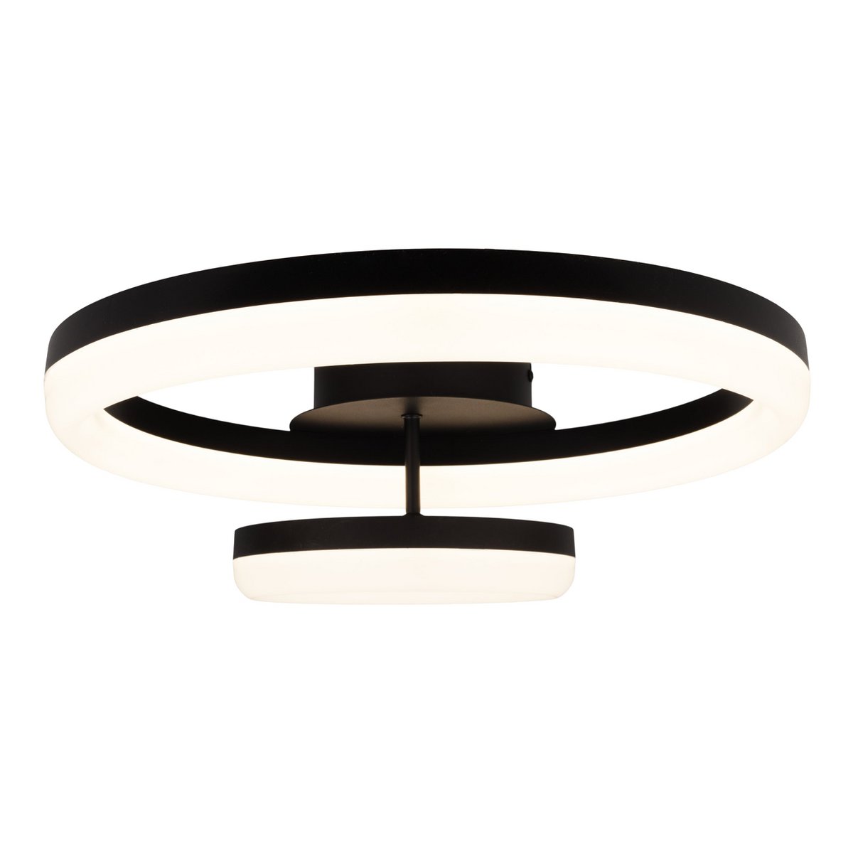 Näve Circulo LED Plafondlicht - Zwart 53cm