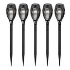Näve Torch LED Tuinspies 45cm Grijs 5-delig Set