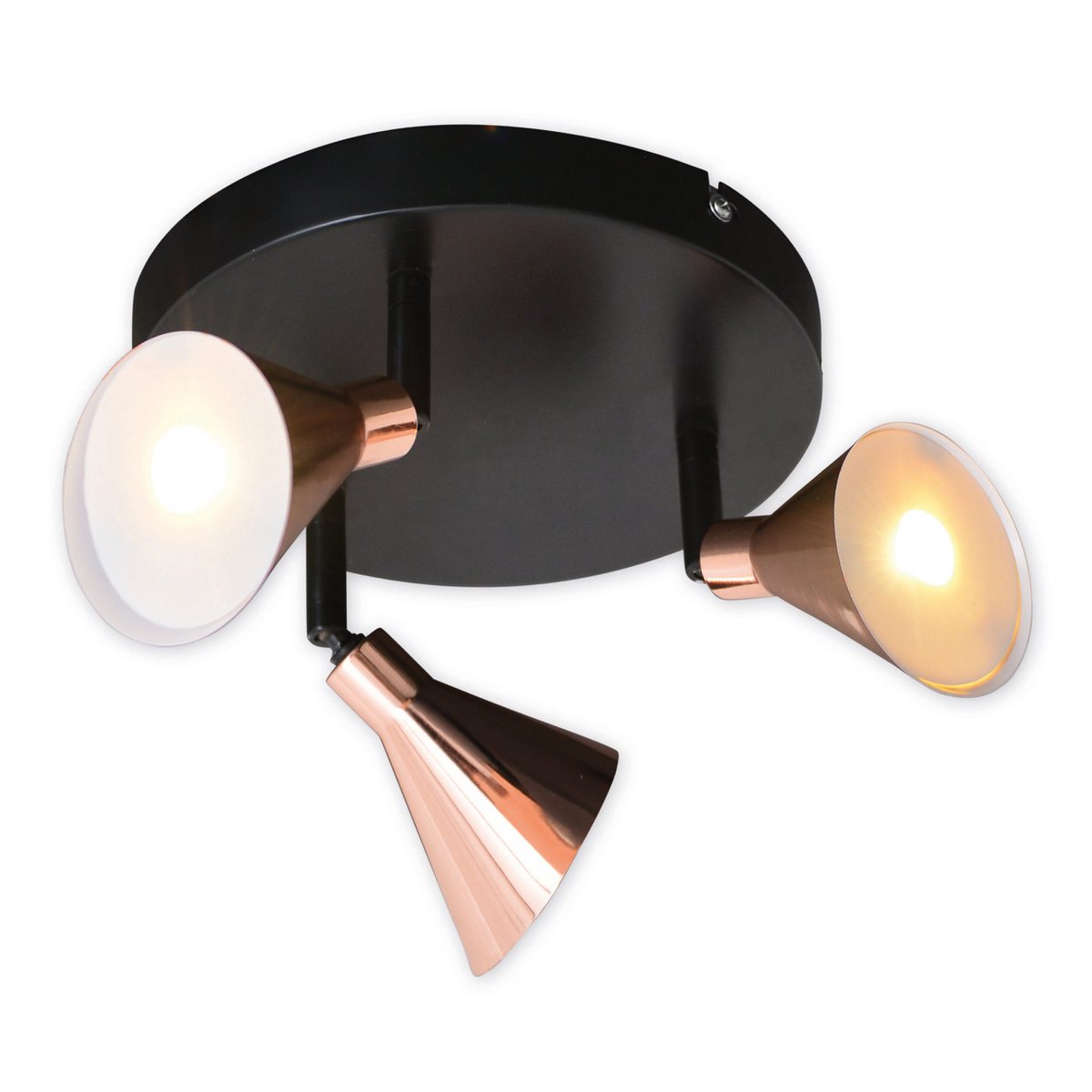 Näve Koper LED Wand- Plafondlamp 38cm