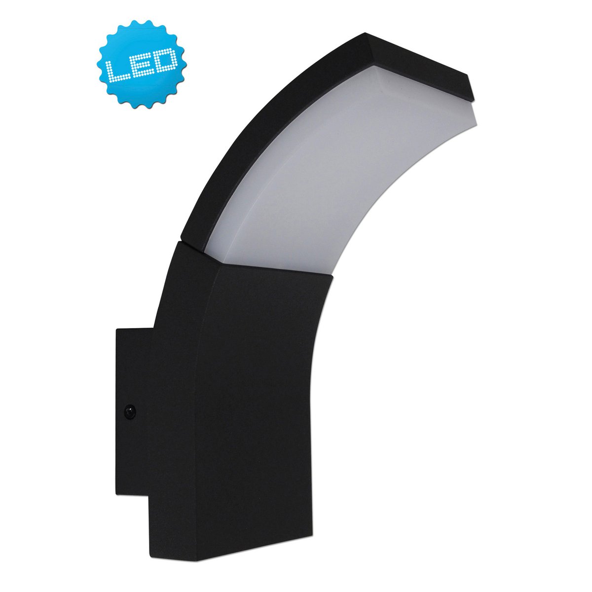 Näve Orbis LED Buitenmuurlamp Antraciet