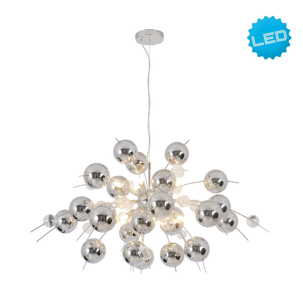 Näve Explosie Hanglamp Chroom Ø98cm G9