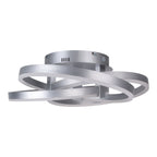 Näve Divora LED Plafondlamp 58cm Zilver Wit