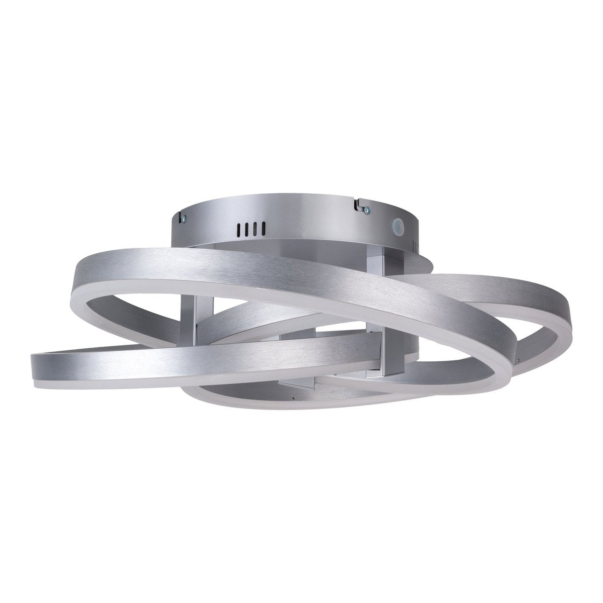 Näve Divora LED Plafondlamp 58cm Zilver Wit