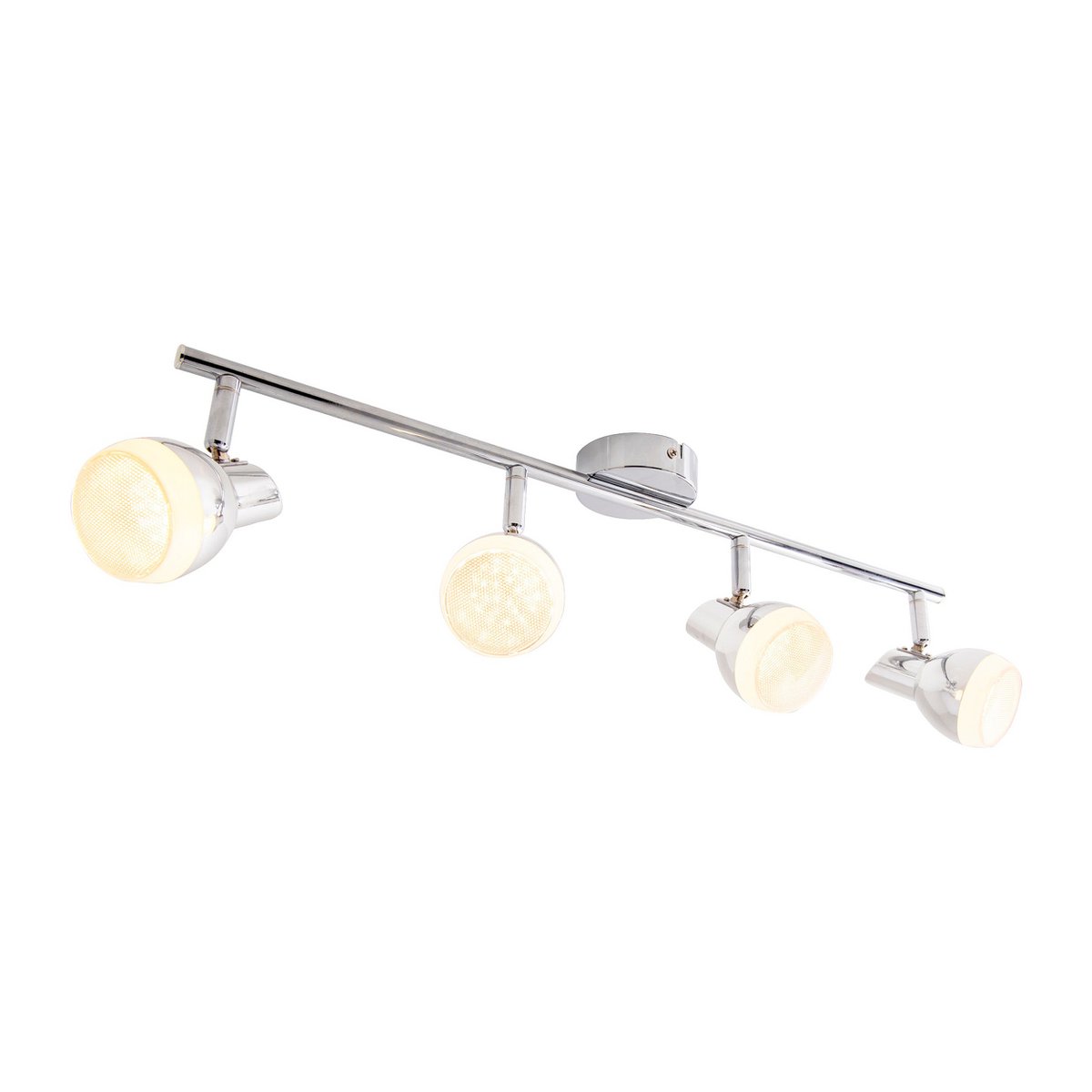 Näve Chromey LED Plafondlamp 58cm Warm
