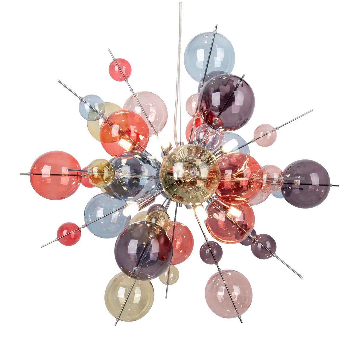 Näve Hanger Lamp Explosie Pastelkleuren